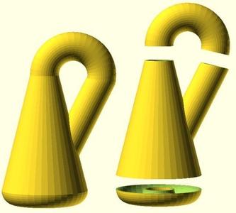 Klein Bottle from simple primitives