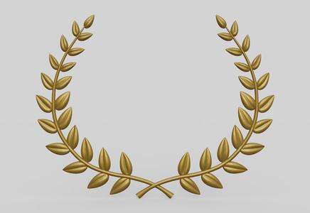 Laurel Wreath 3D Model