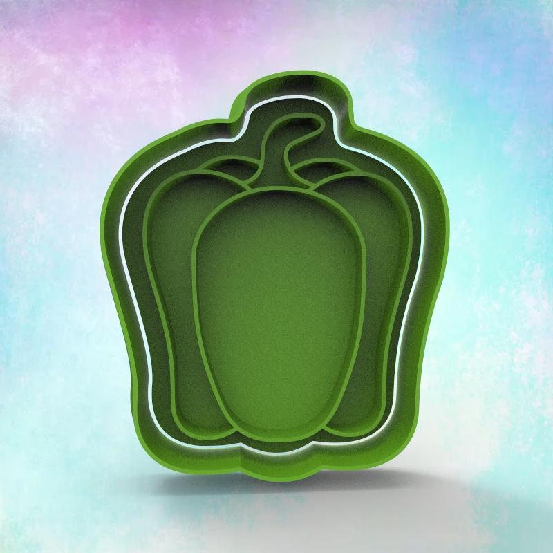 RED BELL PEPPER COOKIE CUTTER