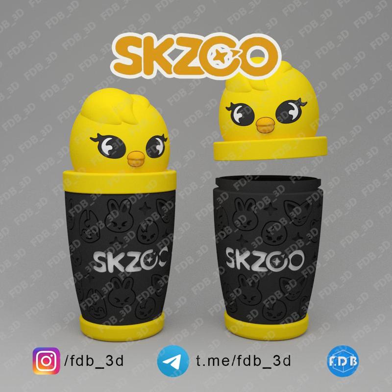SKZOO MILKSHAKE CUP / CHICK CUP