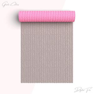 Stockinette Stitch Texture Roller For Polymer Clay, Knit Clay Texture Rolling Pin, Polymer Clay Tool, Printable, Digital STL File, No: 1468