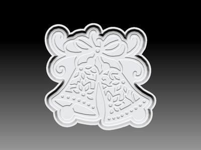 ORNAMENT BELL BATH BOMB MOLD