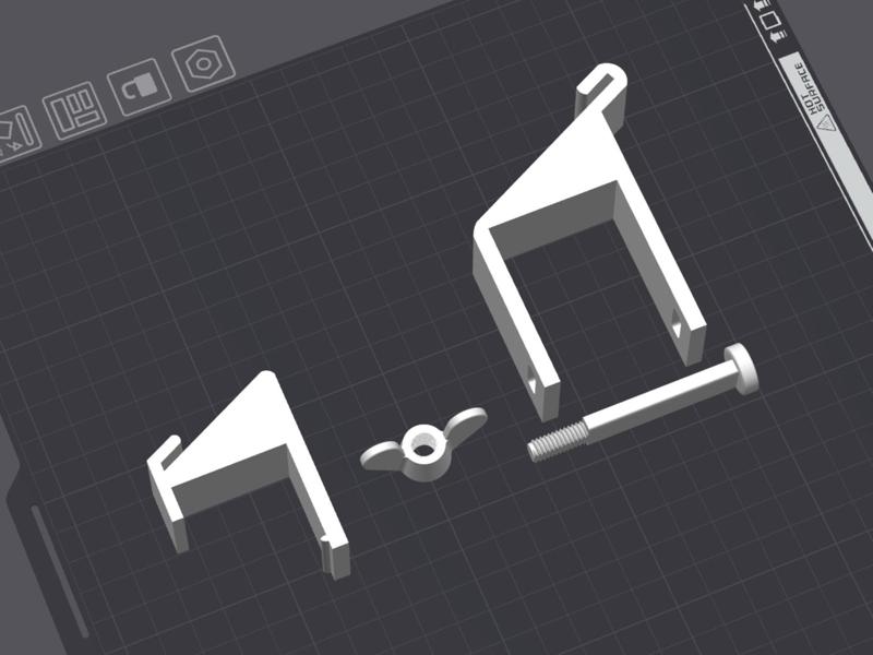 Clamps: Solar strips on balcony solar