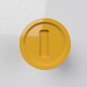 SOLID SHAMPOO PRESS MARIO COIN SOLID SOAP MOLD SUPER MARIO BROS COIN.