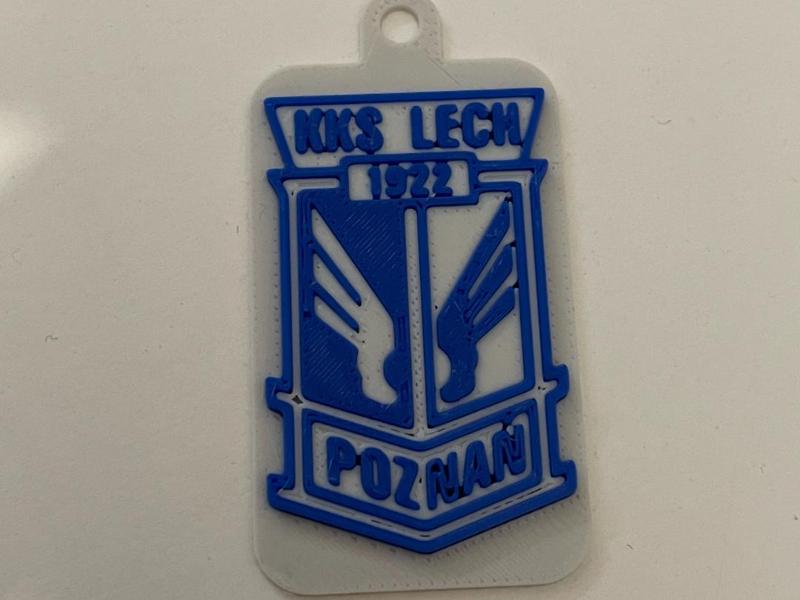 Lech Poznań logo keychain