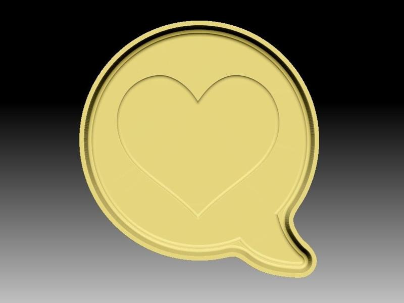 LOVE COMMENT BATH BOMB MOLD