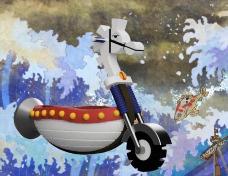 【No AMS Required】White Horse No 1 - One Piece - Thousand Sunny/SUNNY - Soldier Shipyard System