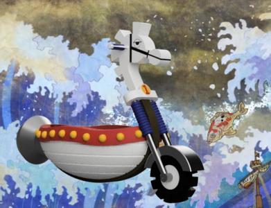 【No AMS Required】White Horse No 1 - One Piece - Thousand Sunny/SUNNY - Soldier Shipyard System