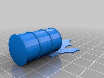 Oil Drum Spill