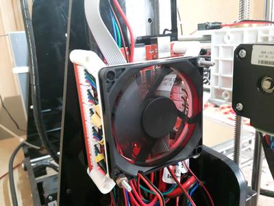 Minimalist Mainboard Fan Holder Anet A8