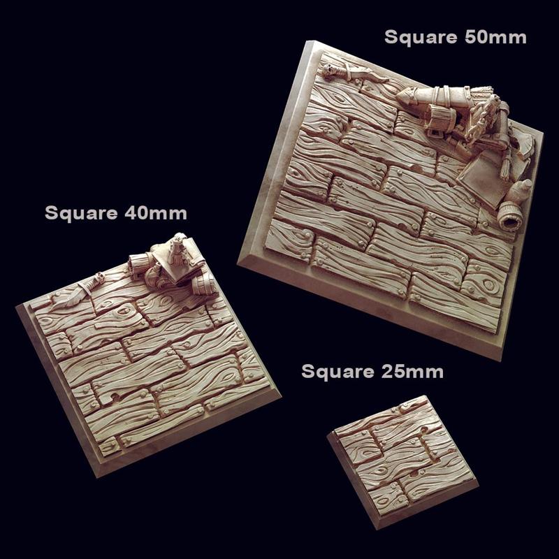 Wooden floors - Tavern theme - Square pack