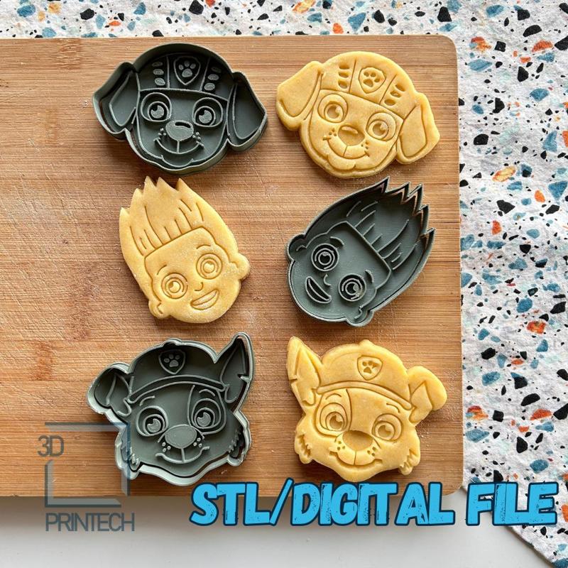 Paw Patrol cookie cutter set 2