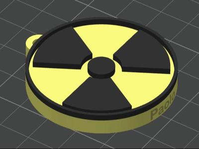 X-Ray Hazard Keychain