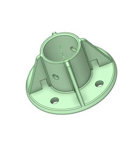Shelter Logic Foot Base 54mmDia