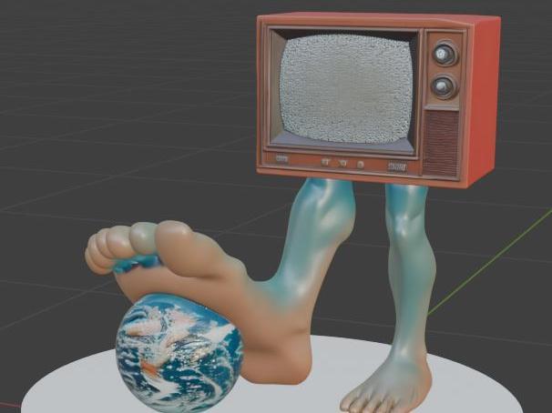 Brainrot Series | The Colossal Telefoot PLA