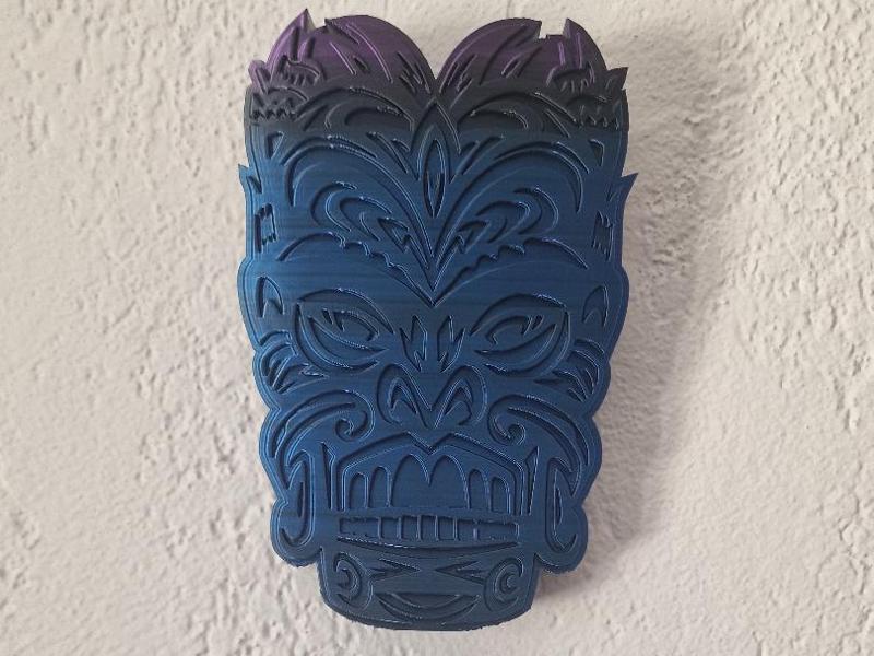 tiki deco murale