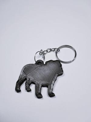 Bulldog (English) keychain