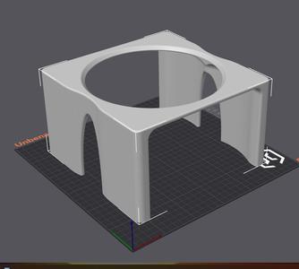 Feeding bowl holder for pets /Feeding bowl elevation/holder for Pets V0.1