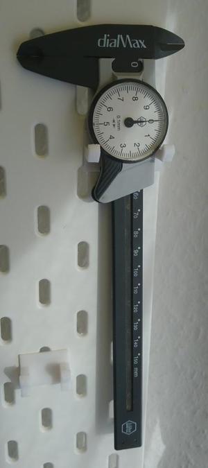 Ikea Skadis Caliper Holder Wiha DialMax