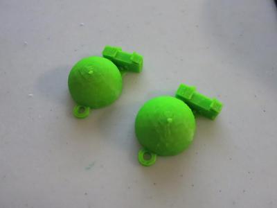 HI-SEAS Analog Mars Habitat - Martian Dome Keychain size
