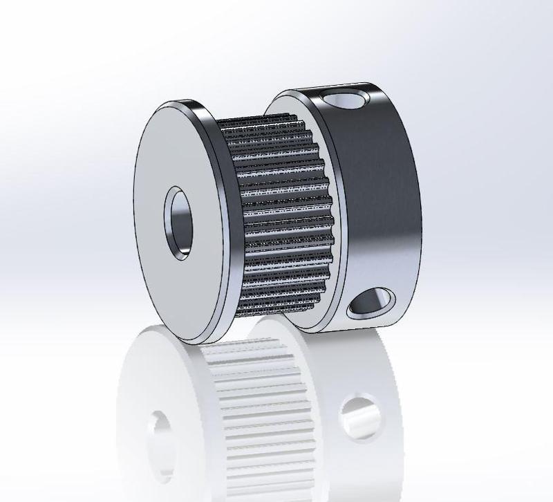 PARAMETRIC GT2 PULLEY 30T 6mm - STL