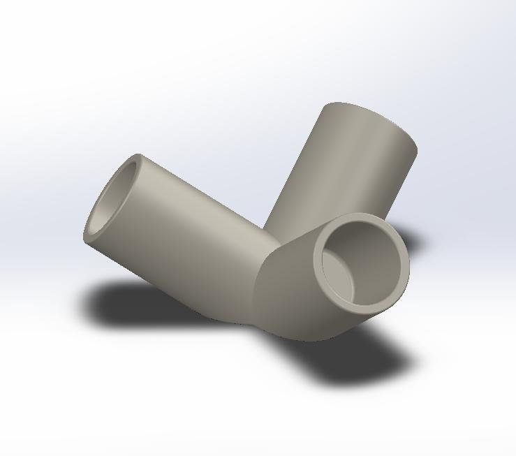 corner connector for 5/8 16mm pvc
