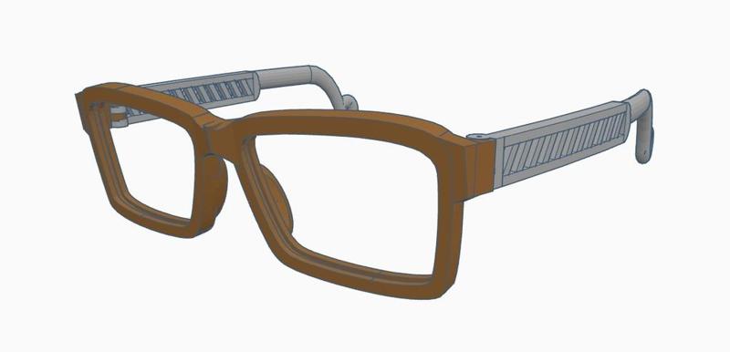 Bre got glasses - separated parts