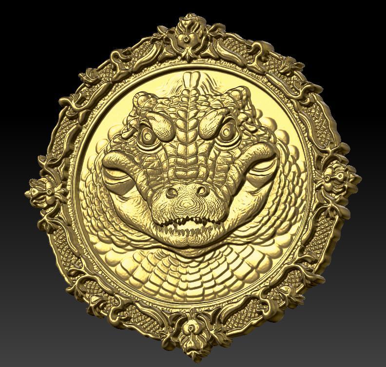 Relief of the Crocodile's Might