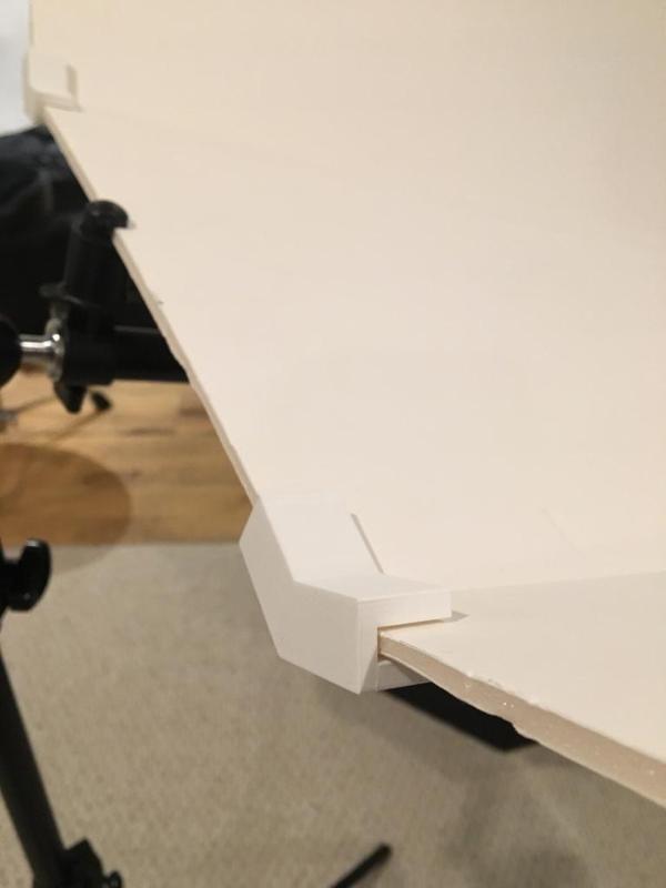 Foam Core Reflector Bender. Angle bracket