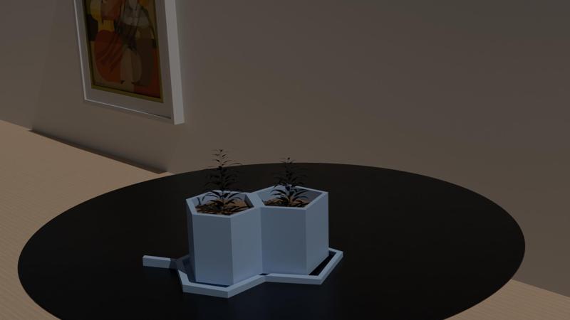 Serotonin Plant Pot /  Serotonin Desk organiser