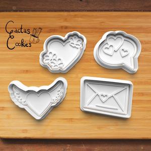Valentine's Day Cookie Cutter set 0260