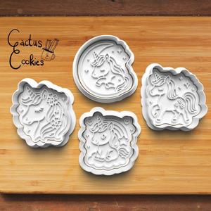 Unicorn Cookie Cutter set 0868