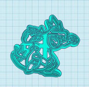 Pokemon: Feraligatr Cookie Cutter