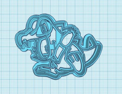 Pokemon: Totodile Cookie Cutter
