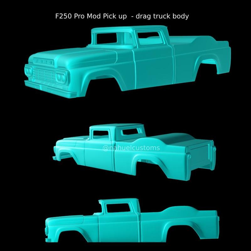 F250 Pro Mod Pick up  - drag truck body