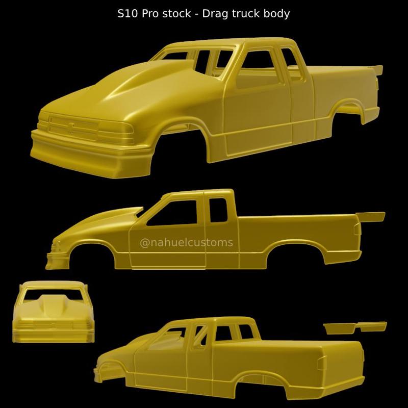 S10 Pro stock - Drag truck body