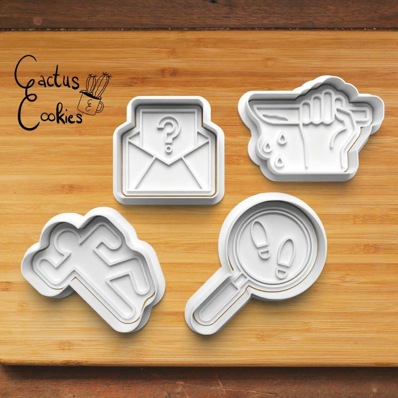 Murder Mystery Cookie Cutter set 0401