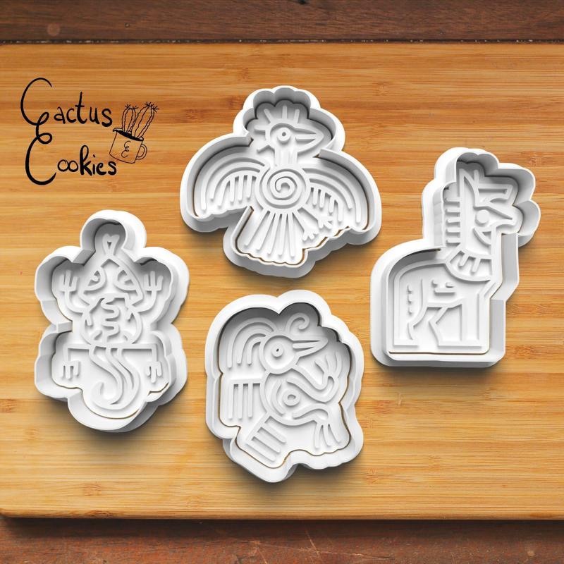 Aztec Animal Cookie Cutter set 0762