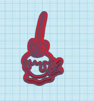 Pokemon: Dipplin Cookie Cutter