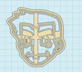 Pokemon: Professor Oak Cookie Cutter