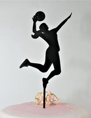 Volleyball Girl Cake Topper