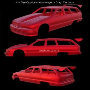 4th Gen Caprice station wagon - Drag Car body