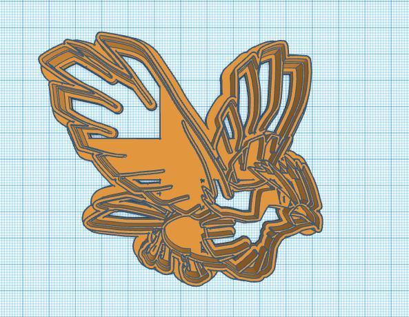 Pokemon: Pidgey Cookie Cutter