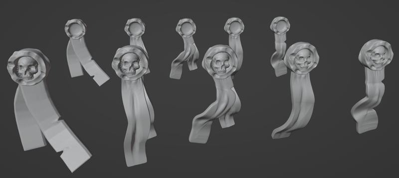 Battle Seals for Minis, Basing, Dioramas (print-in-bulk)