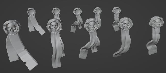 Battle Seals for Minis, Basing, Dioramas (print-in-bulk)