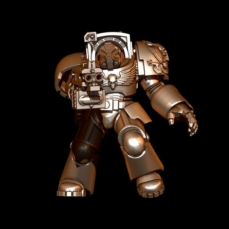 THERMINATORS- DUDEZPACE MARINE- TABLETOP - WAR - GAMING- MINIATURE - MINI