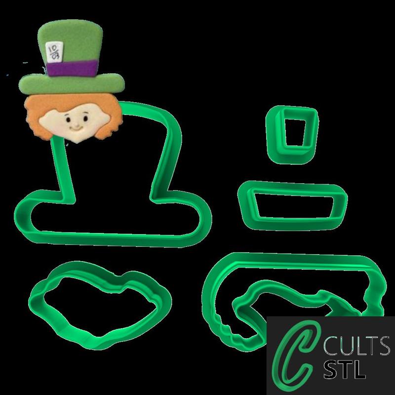 CORTADOR CHAPELEIRO - ALICE  NO PAÍS DAS MARAVILHAS - 5cm