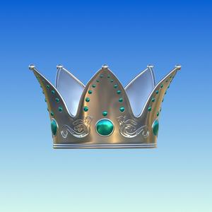 White Queen Crown- Alice in Wonderland