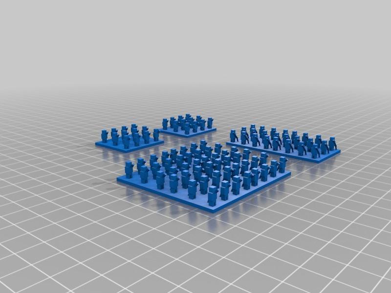 Soliders, for board games.