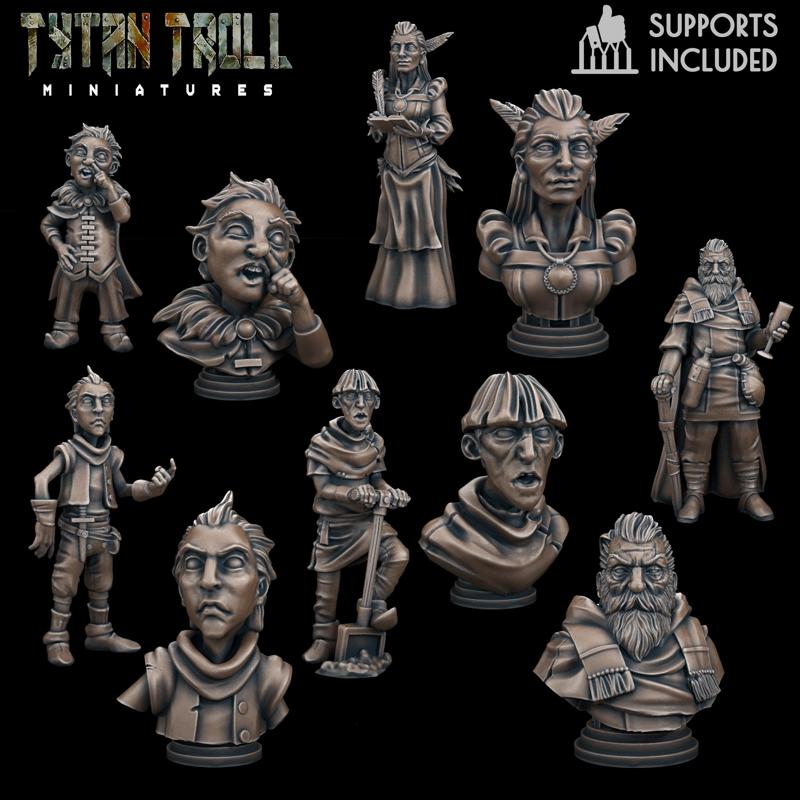 Curse of Strahd Mini Bust Pack 09 [Pre-Supported]